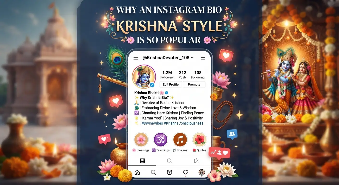 Why an Instagram Bio Krishna Style Is So Popular