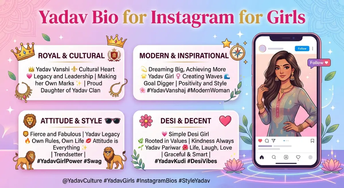 Yadav Bio for Instagram for Girls