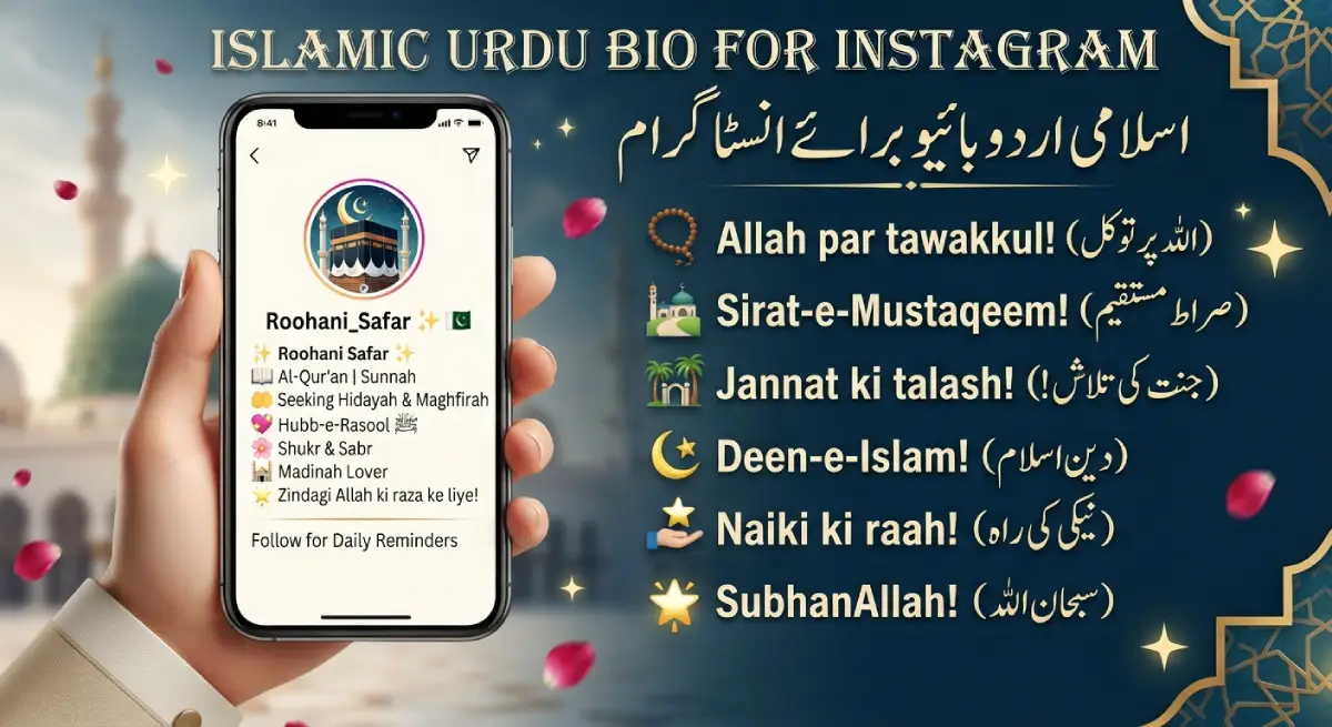 Islamic Urdu Bio for Instagram