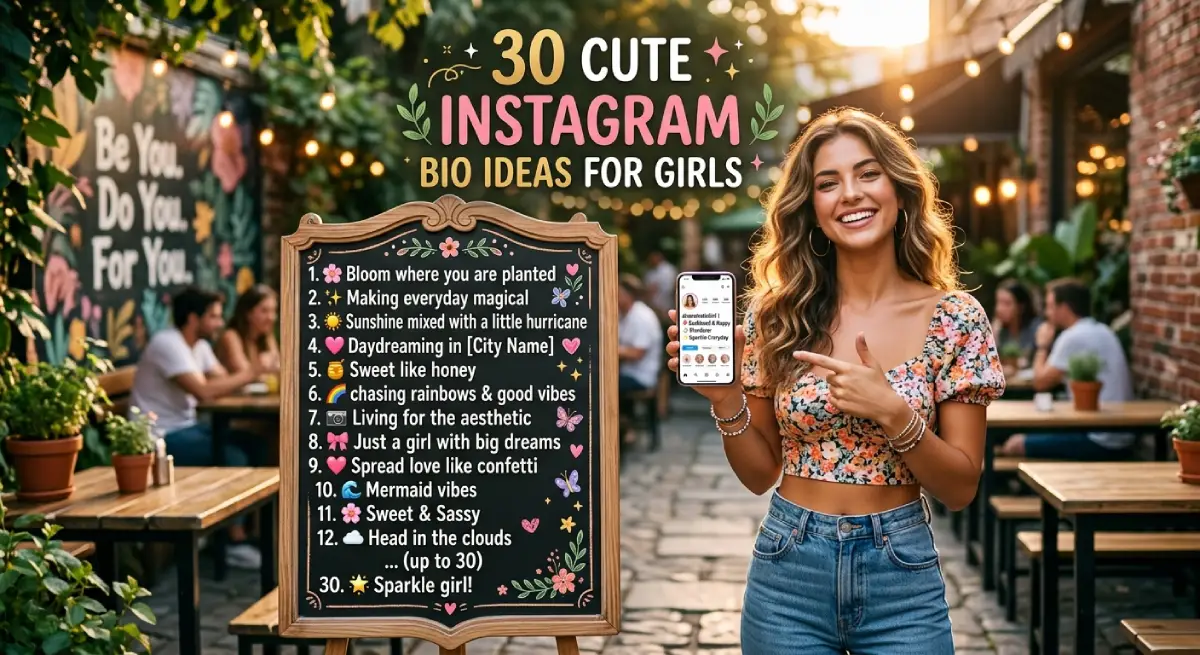 30 Cute Instagram Bio Ideas for Girls