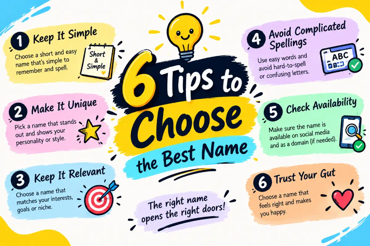 6 Tips to Choose the Best Name