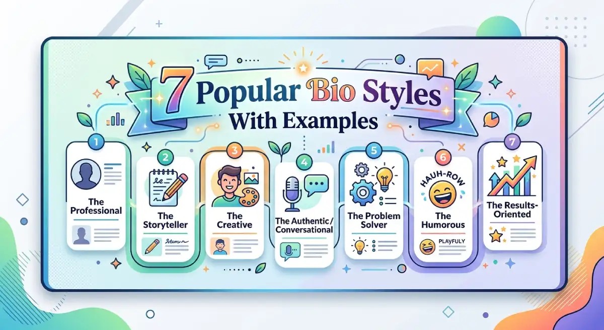 7 Popular Bio Styles With Examples