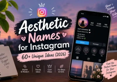 Aesthetic Names for Instagram: 60+ Unique Ideas (2026)