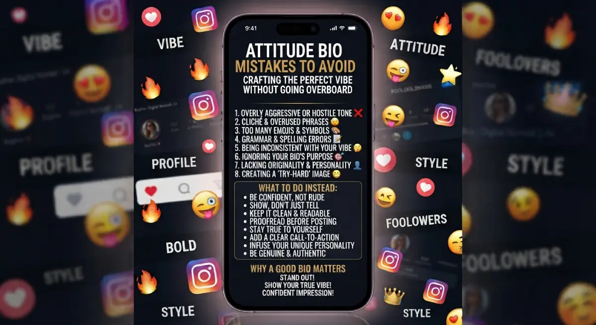 Attitude Bio Mistakes to Avoid