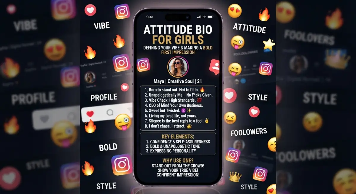 Attitude Bio for Girls