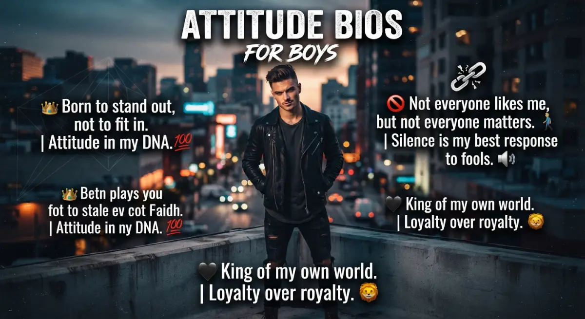 Attitude Bios for Boys
