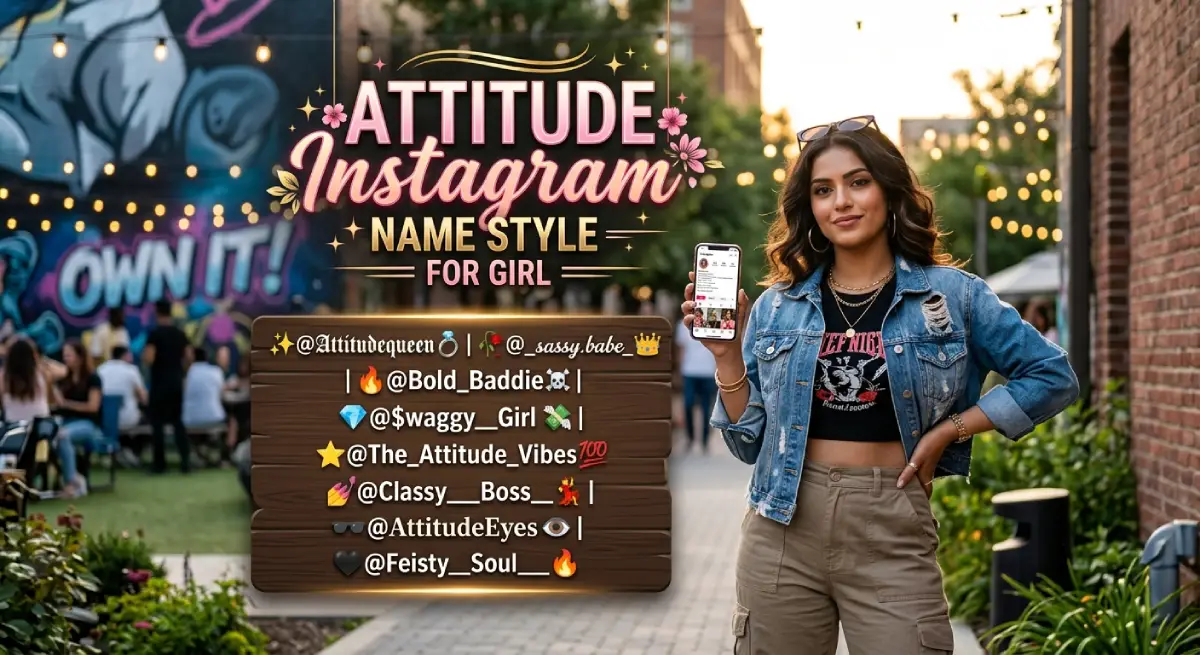 Attitude Instagram Name Style for Girl