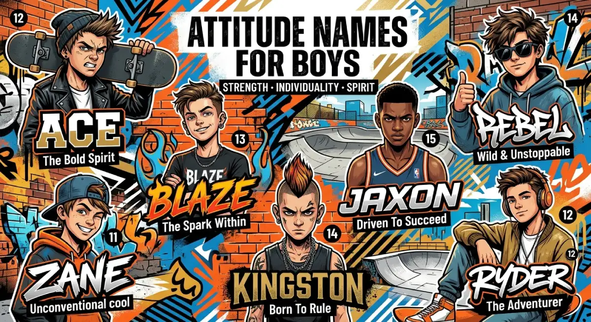 Attitude Names for Boys