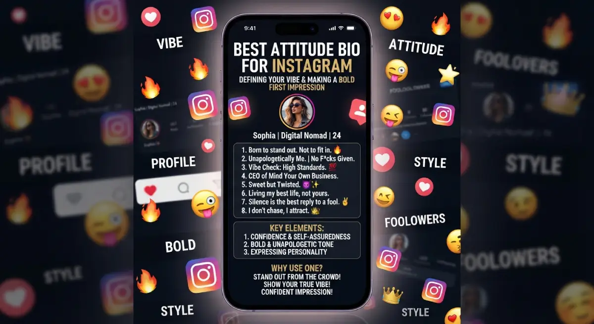 Best Attitude Bio for Instagram