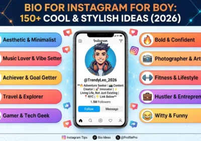 Bio for Instagram for Boy: 150+ Cool & Stylish Ideas (2026)