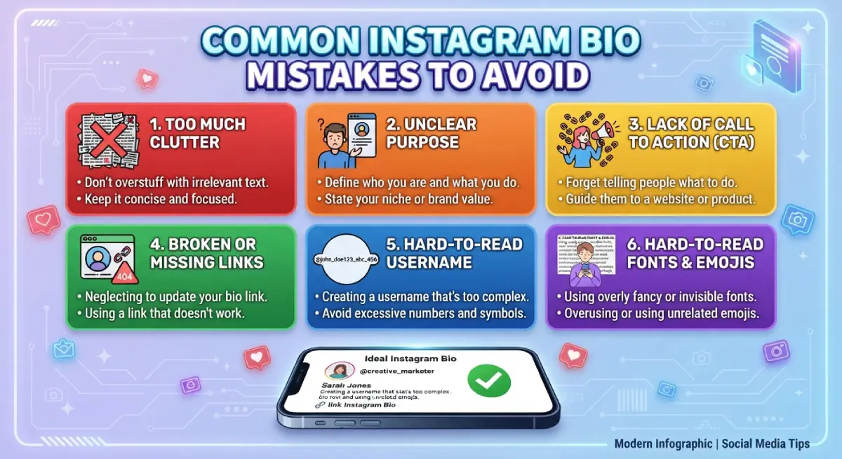 Common Instagram Bio Mistakes to Avoid