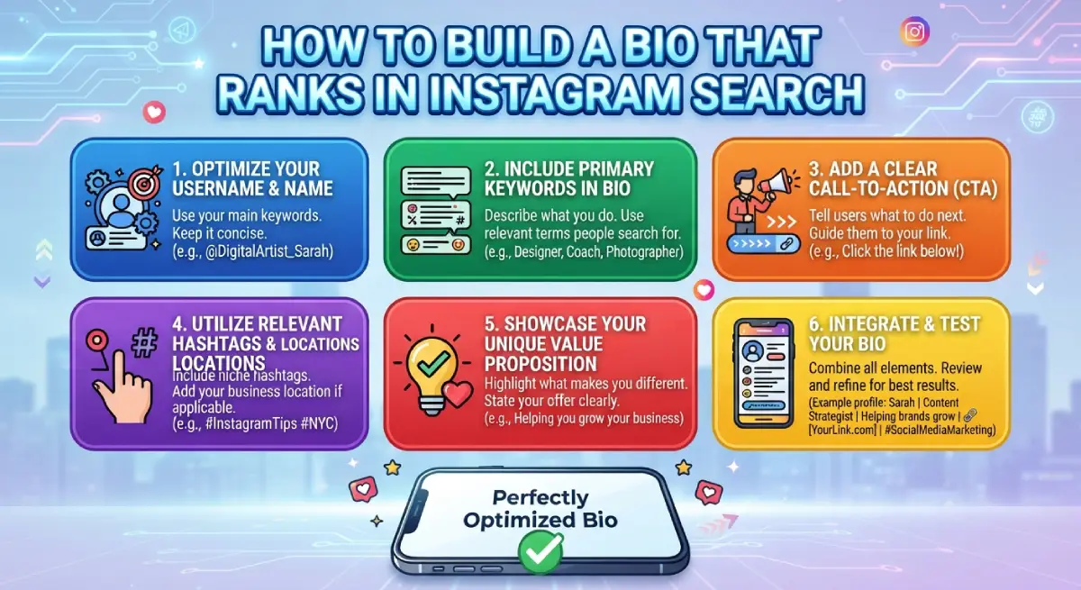 How to Build a Bio That Ranks in Instagram Search