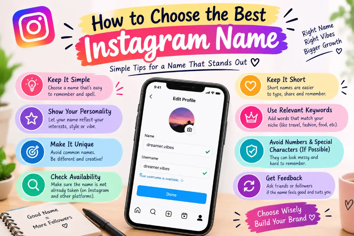 How to Choose the Best Instagram Name