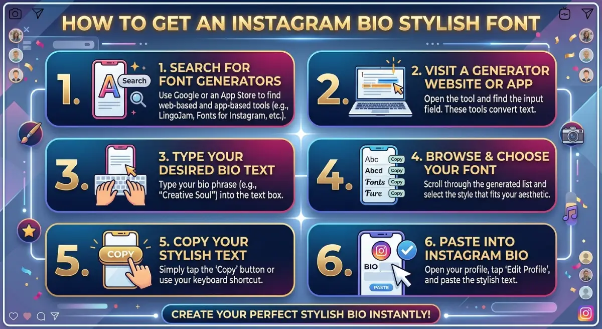 How to Get an Instagram Bio Stylish Font