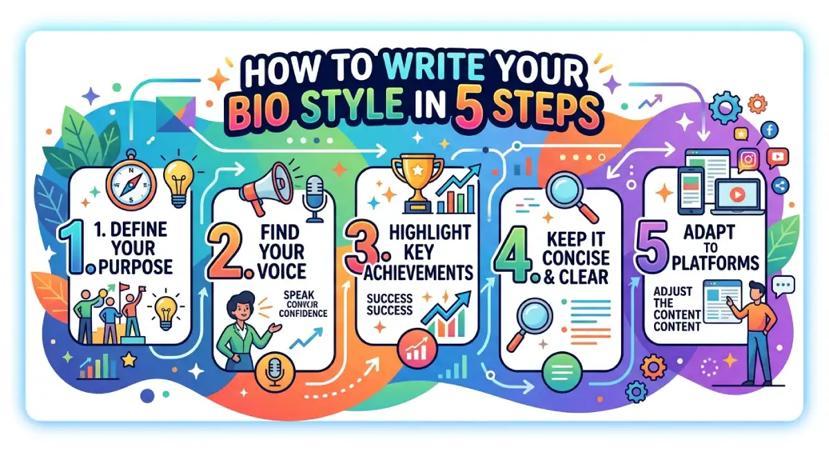 How to Write Your Bio Style in 5 Steps