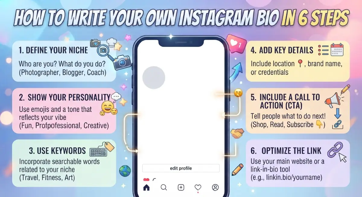 How to Write Your Own Instagram Bio in 6 Steps