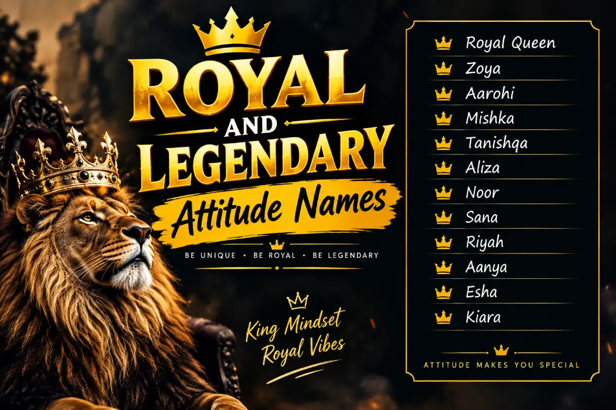 Royal and Legendary Attitude Names