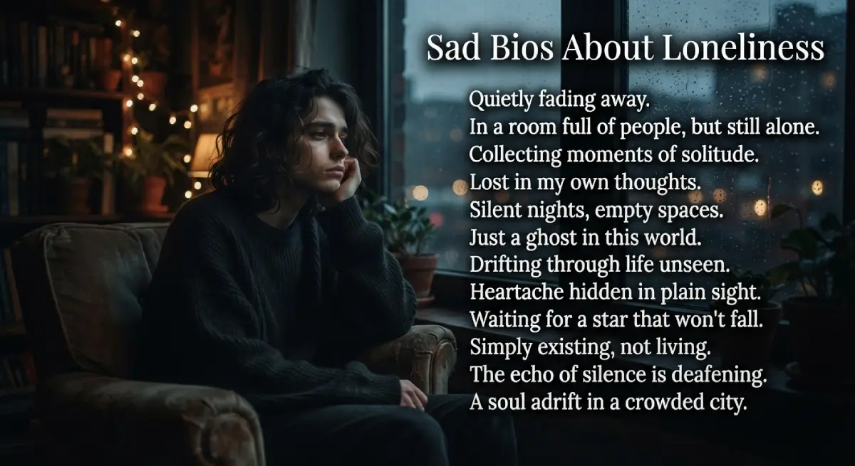 Sad Bios About Loneliness