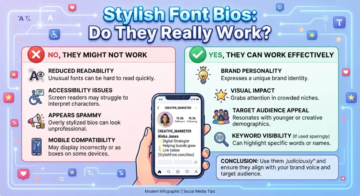 Stylish Font Bios: Do They Really Work?