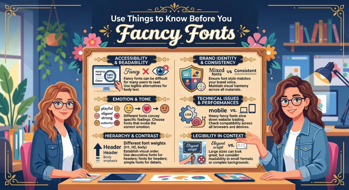 Things to Know Before You Use Fancy Fonts