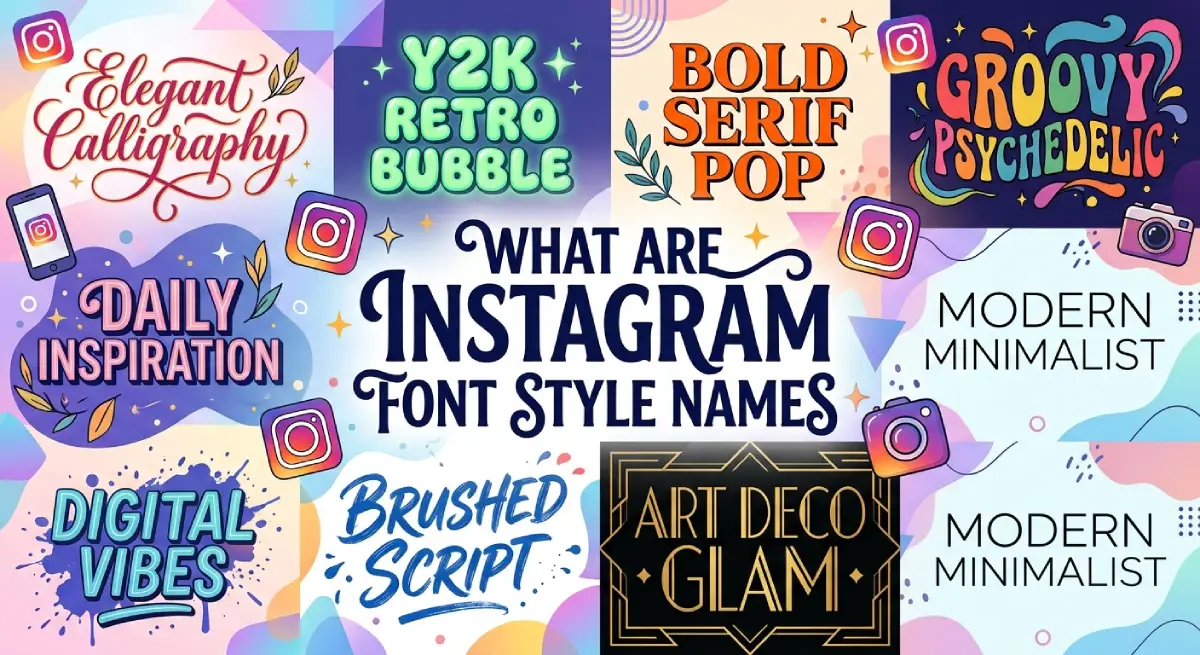 What Are Instagram Font Style Names?