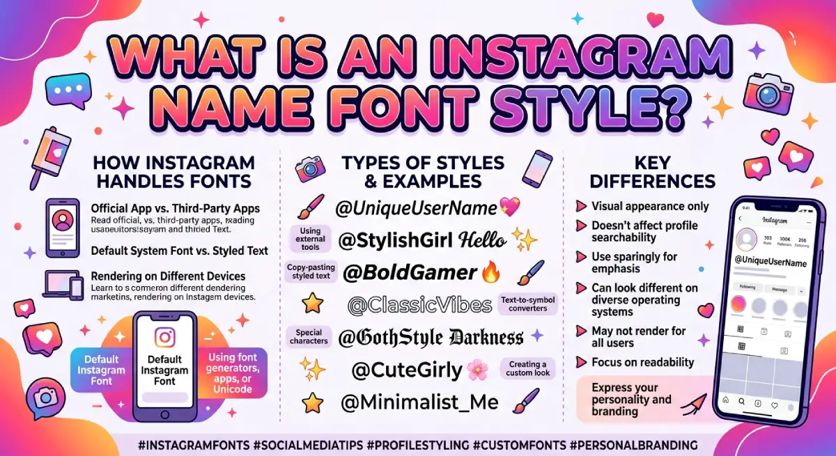 What Is an Instagram Name Font Style?