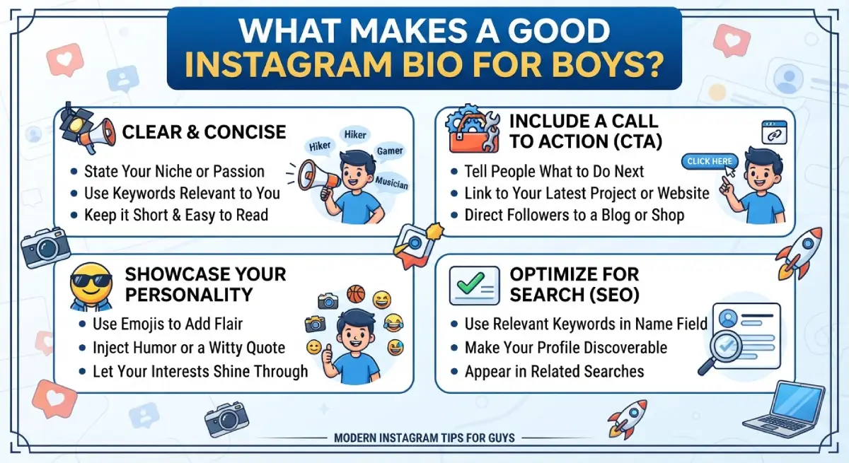 What Makes a Good Instagram Bio for Boys?