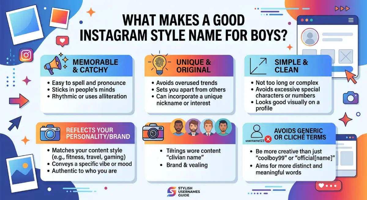 What Makes a Good Instagram Style Name for Boys?